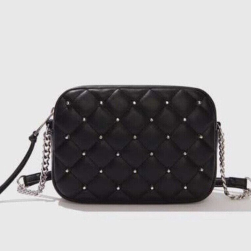 Rebecca Minkoff Top Zip Crossbody Bag with Studded Detail